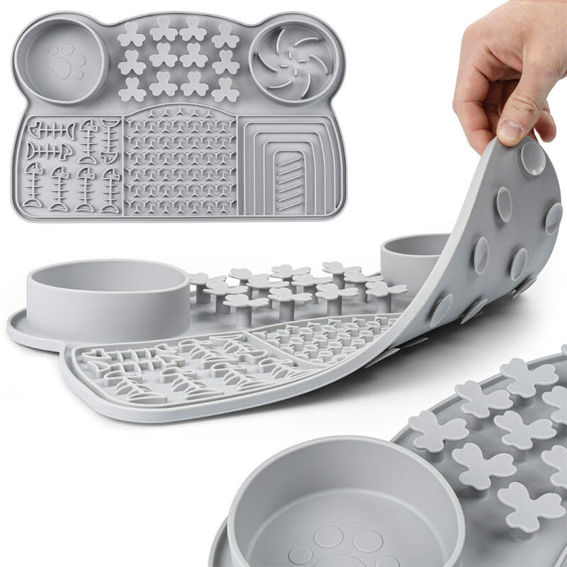 Large Silicone Dog Lick Mat, 38x25 cm