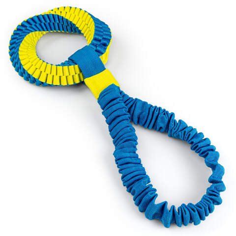 Alternative view of Heavy-Duty Dog Tug Toy with Bungee Shock Absorber
