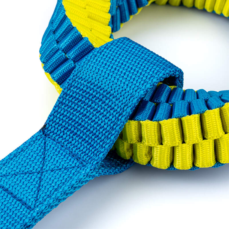 Heavy-Duty Tug Toy for Large Dogs – Two Rings with Strap - Image 3