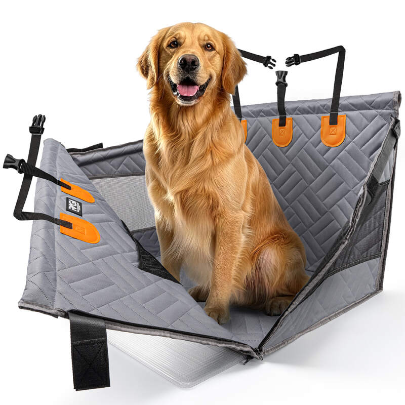 Open-Top Car Seat for Large Dogs