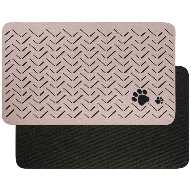Waterproof Non-Slip Dog Bowl Mat, 30 x 50 cm