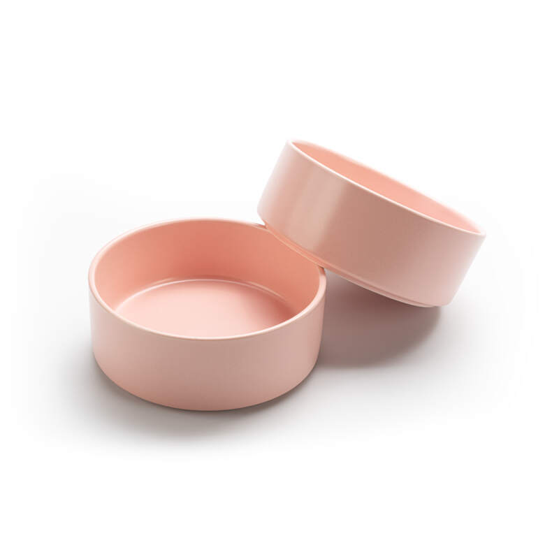 Ceramic Dog Bowl 400 ml (Pink) - Image 2