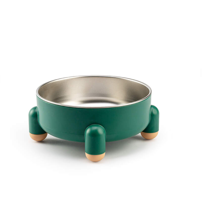 Non-Slip 2-in-1 Dog Bowl 700 ml in Green - Image 3