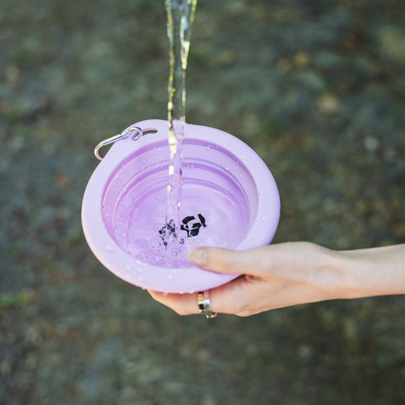 Collapsible Silicone Travel Bowl 650 ml - Image 4