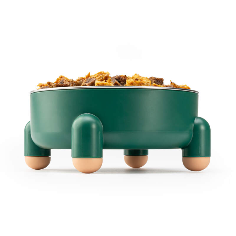 Non-Slip 2-in-1 Dog Bowl 700 ml in Green - Image 4