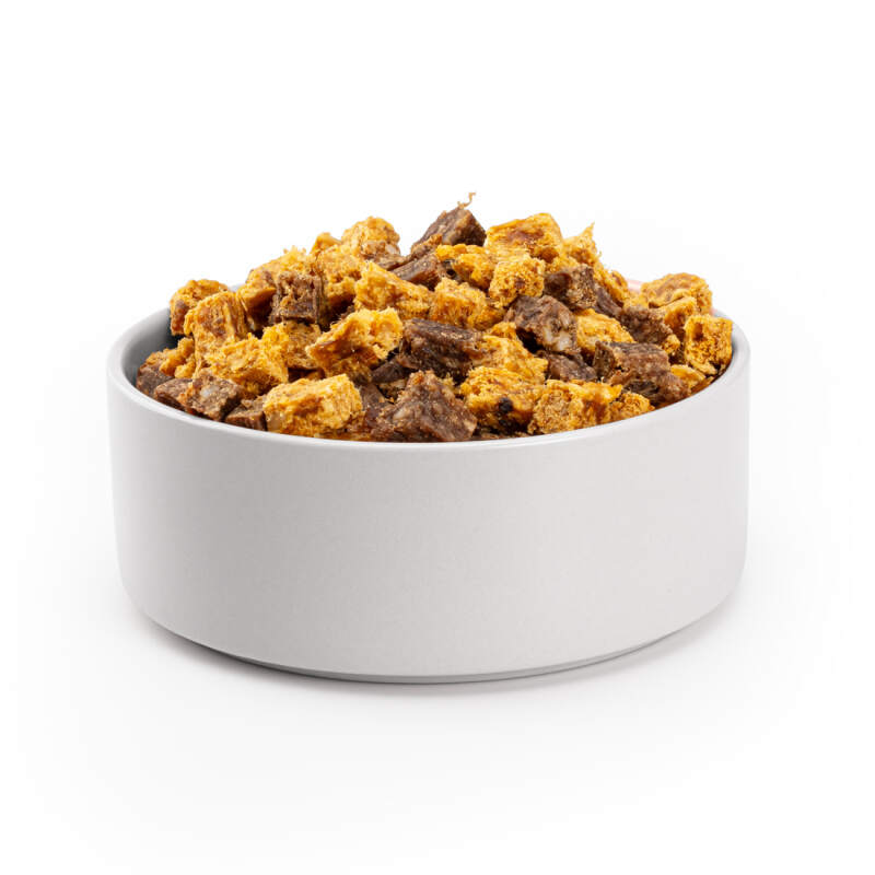 Small Ceramic Dog Bowl 400 ml in Gray - Image 5