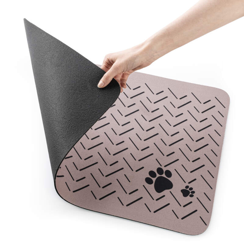 Large Waterproof Dog Bowl Mat, 40 x 60 cm - Image 5