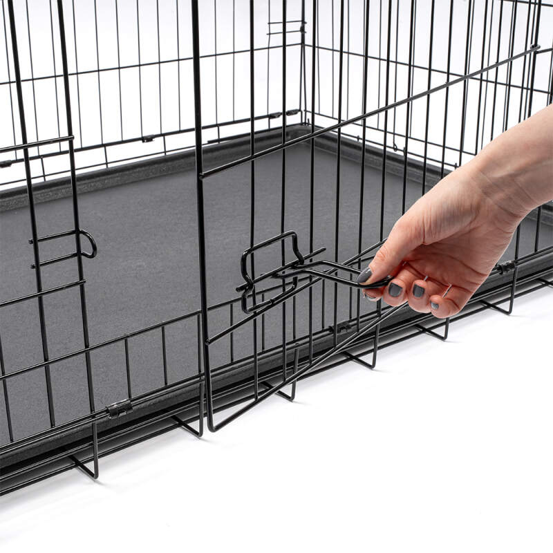 XXL Folding Metal Dog Crate 120x75x81 cm - Image 6