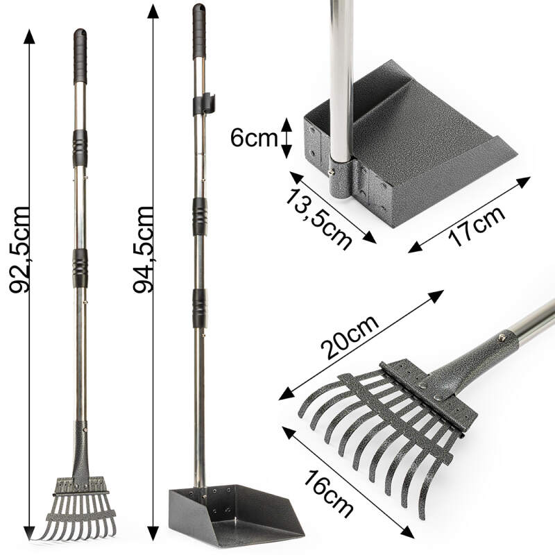 Telescopic Stand-Up Dog Poop Scooper, 95 cm - Image 8