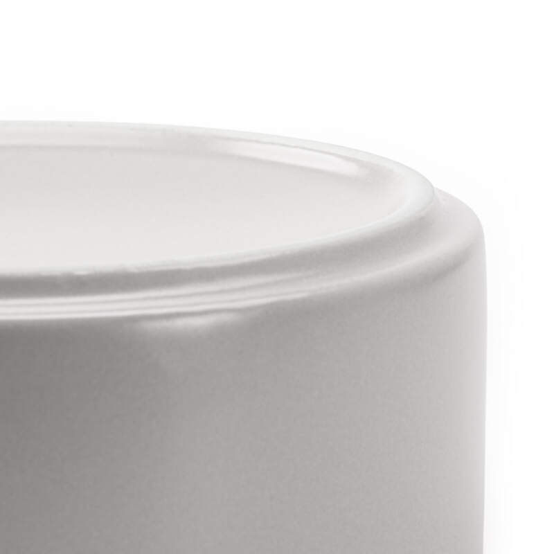 Small Ceramic Dog Bowl 400 ml in Gray - Image 9